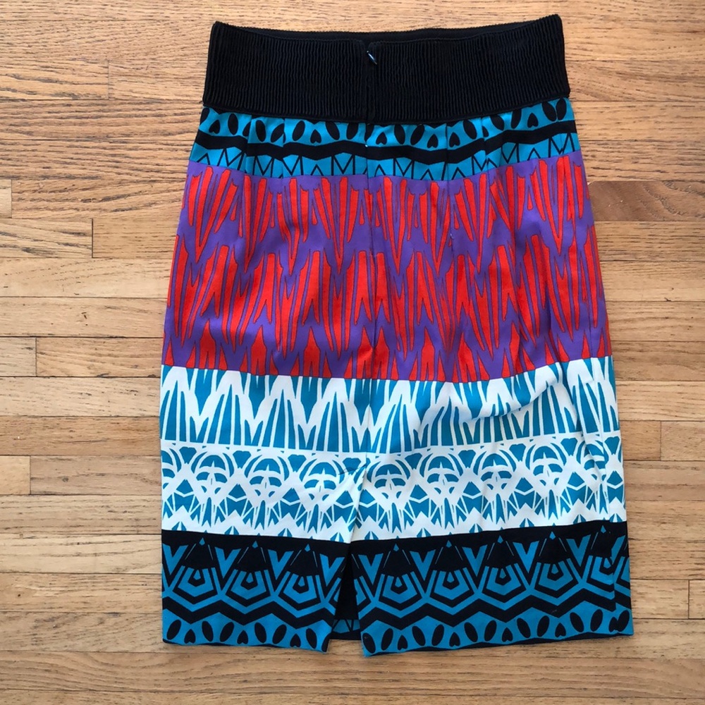 Anthropologie Color Block Pencil Skirt - Picture 4 of 6